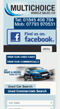 Mobile Screenshot of multichoicevehiclesales.co.uk